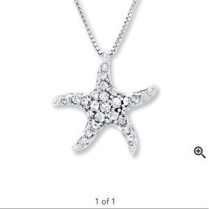 Kay Jewelers Starfish Necklace with box chain